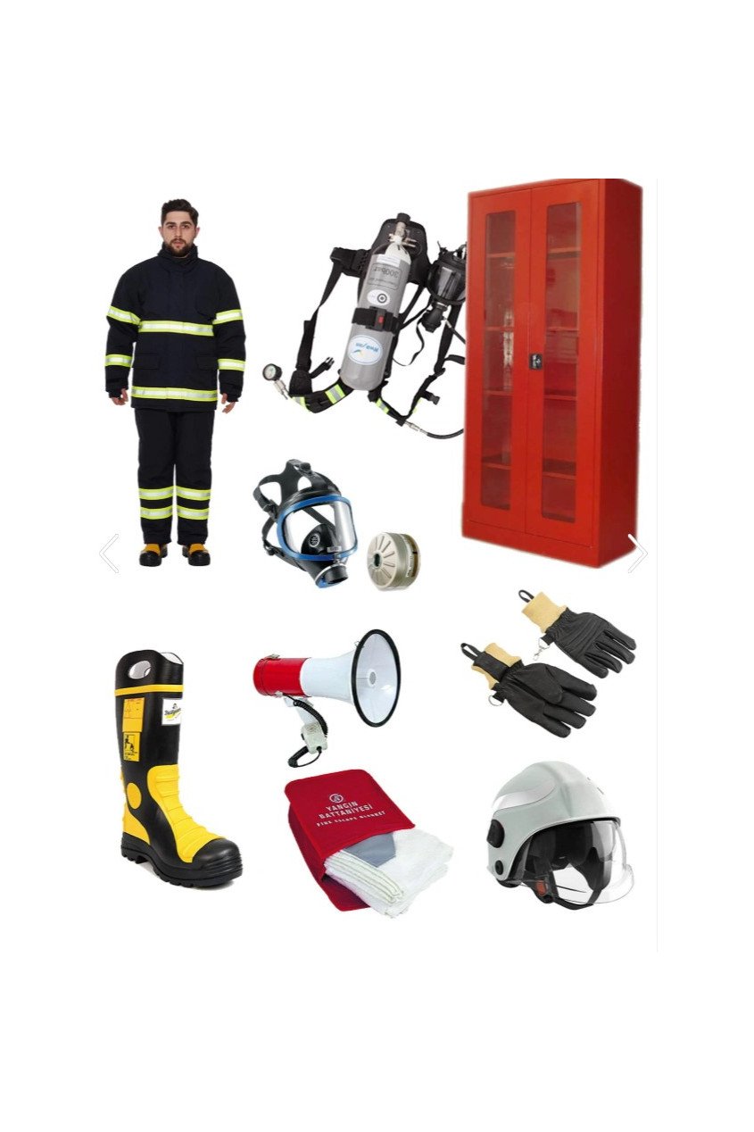 YANGIN MALZEME DOLABI KIRMIZI 198 X 92 X 40